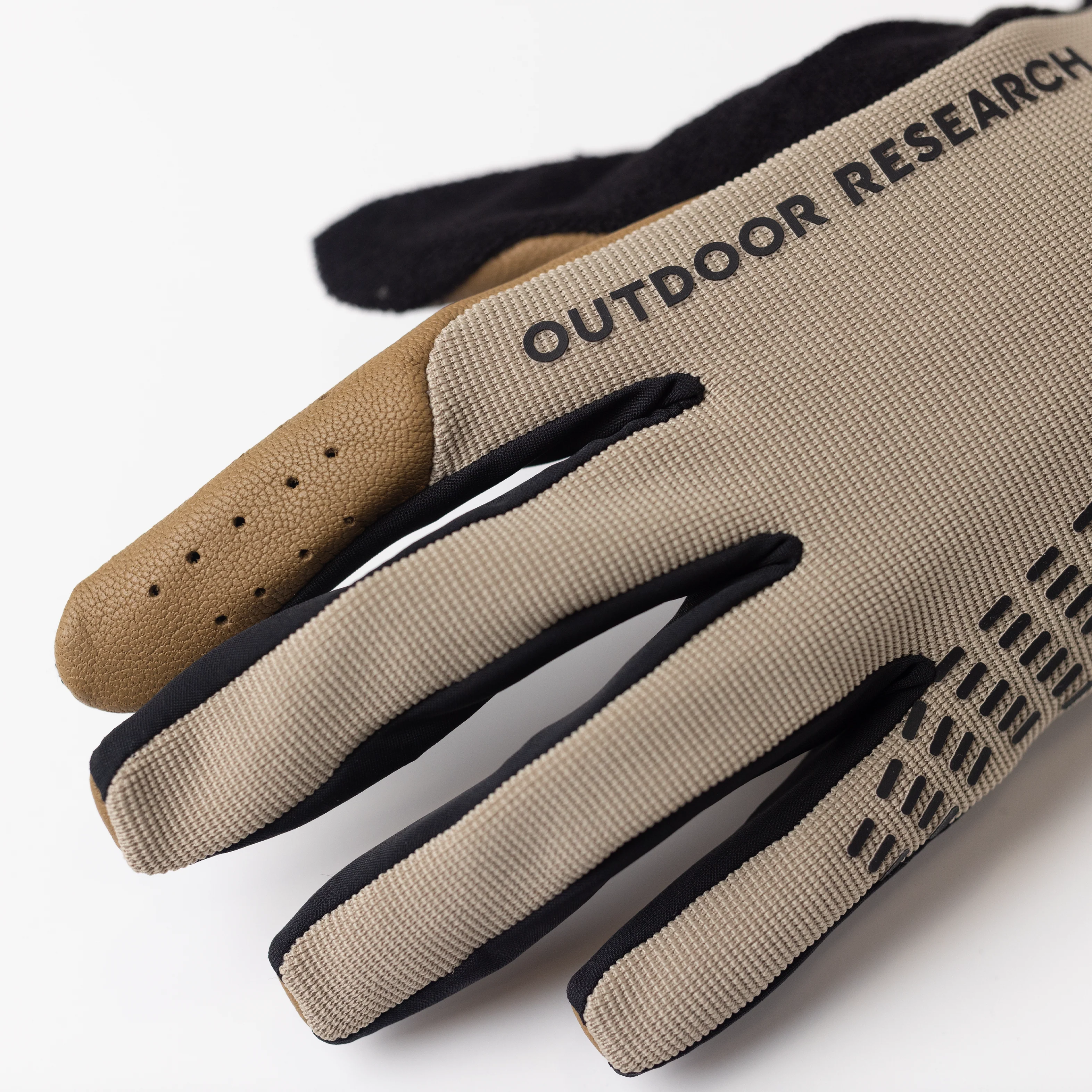 Freewheel MTB Leather Palm Bike Gloves