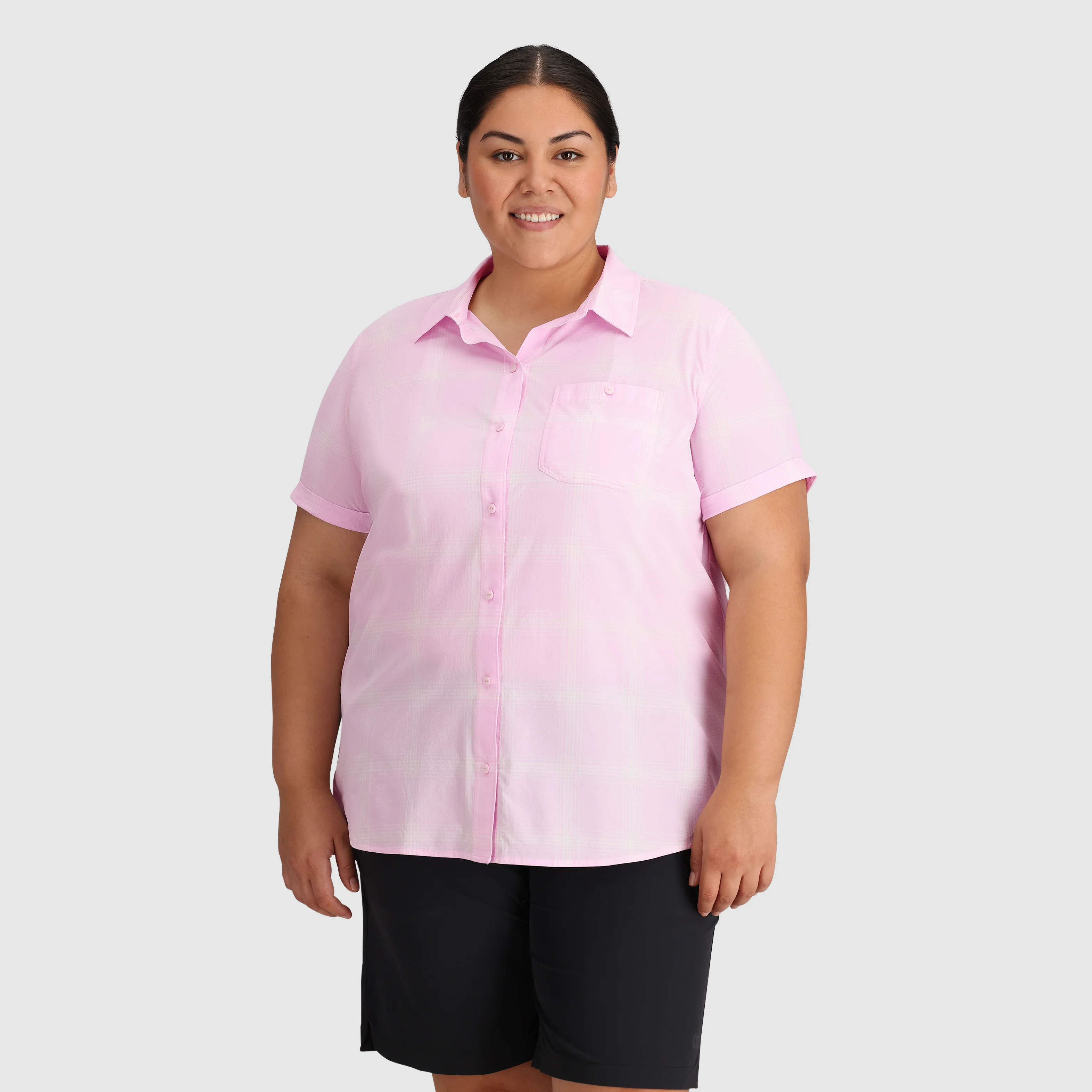 Women's Astroman Short Sleeve Sun Shirt-Plus
