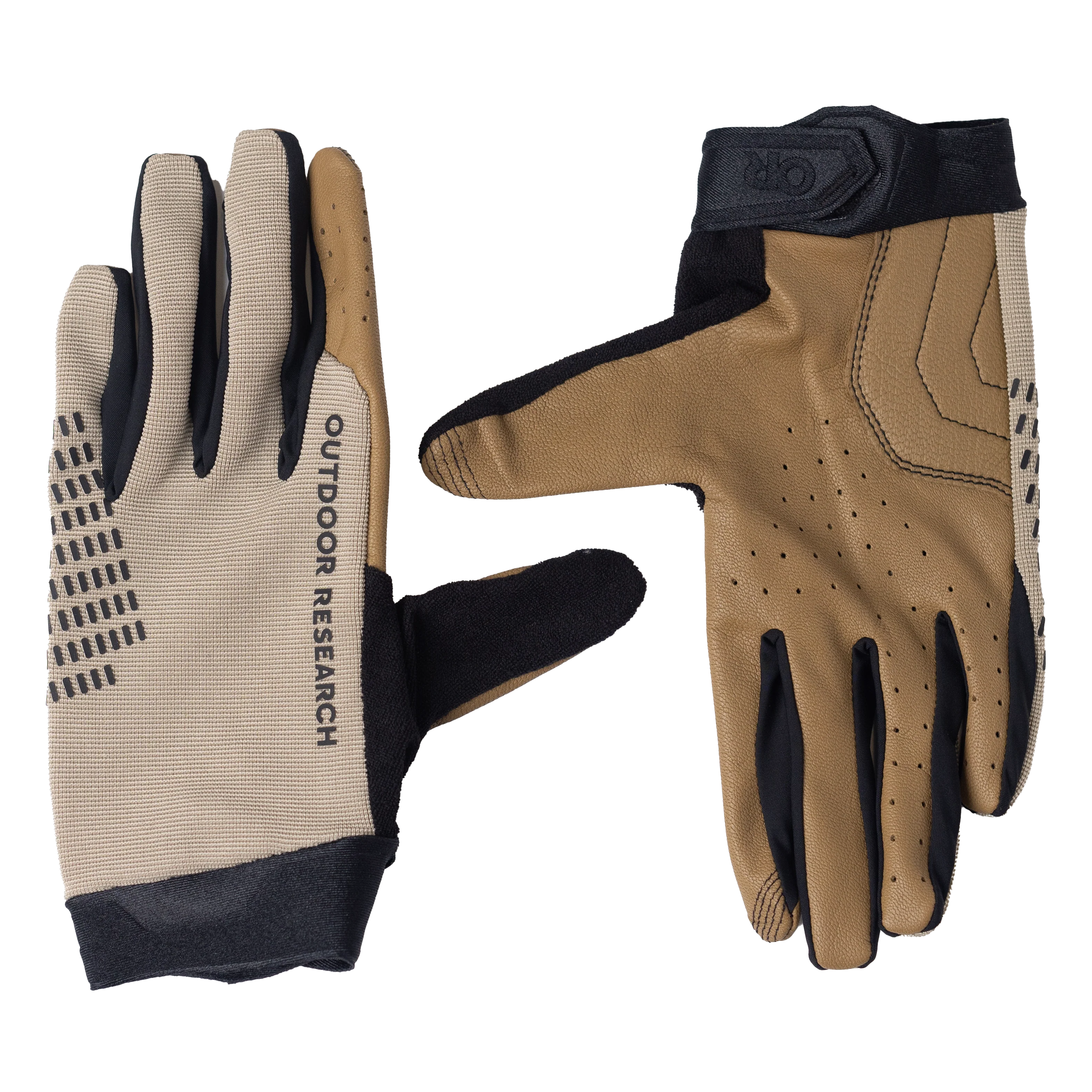 Freewheel MTB Leather Palm Bike Gloves