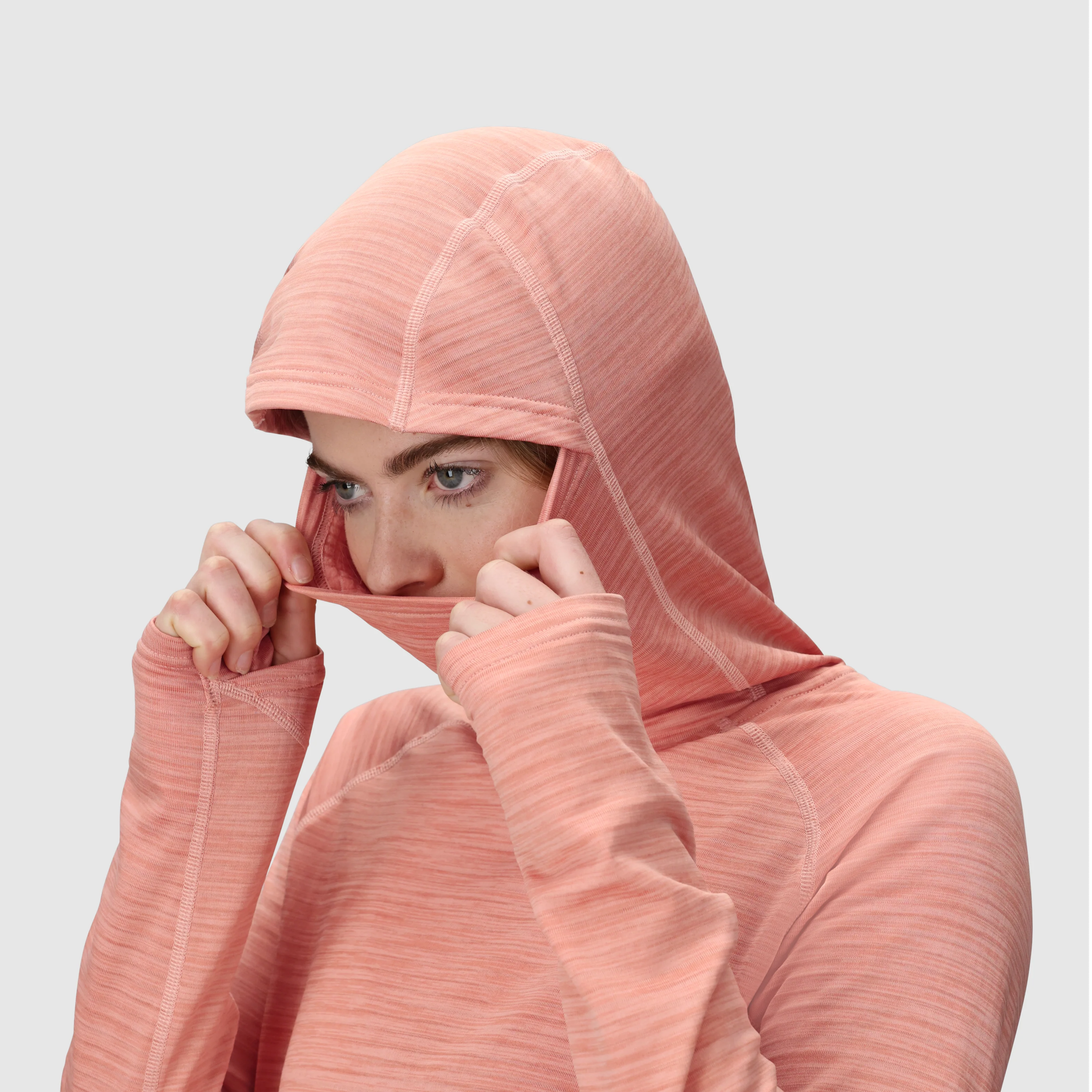 Women's Vigor Grid Fleece Pullover Hoodie