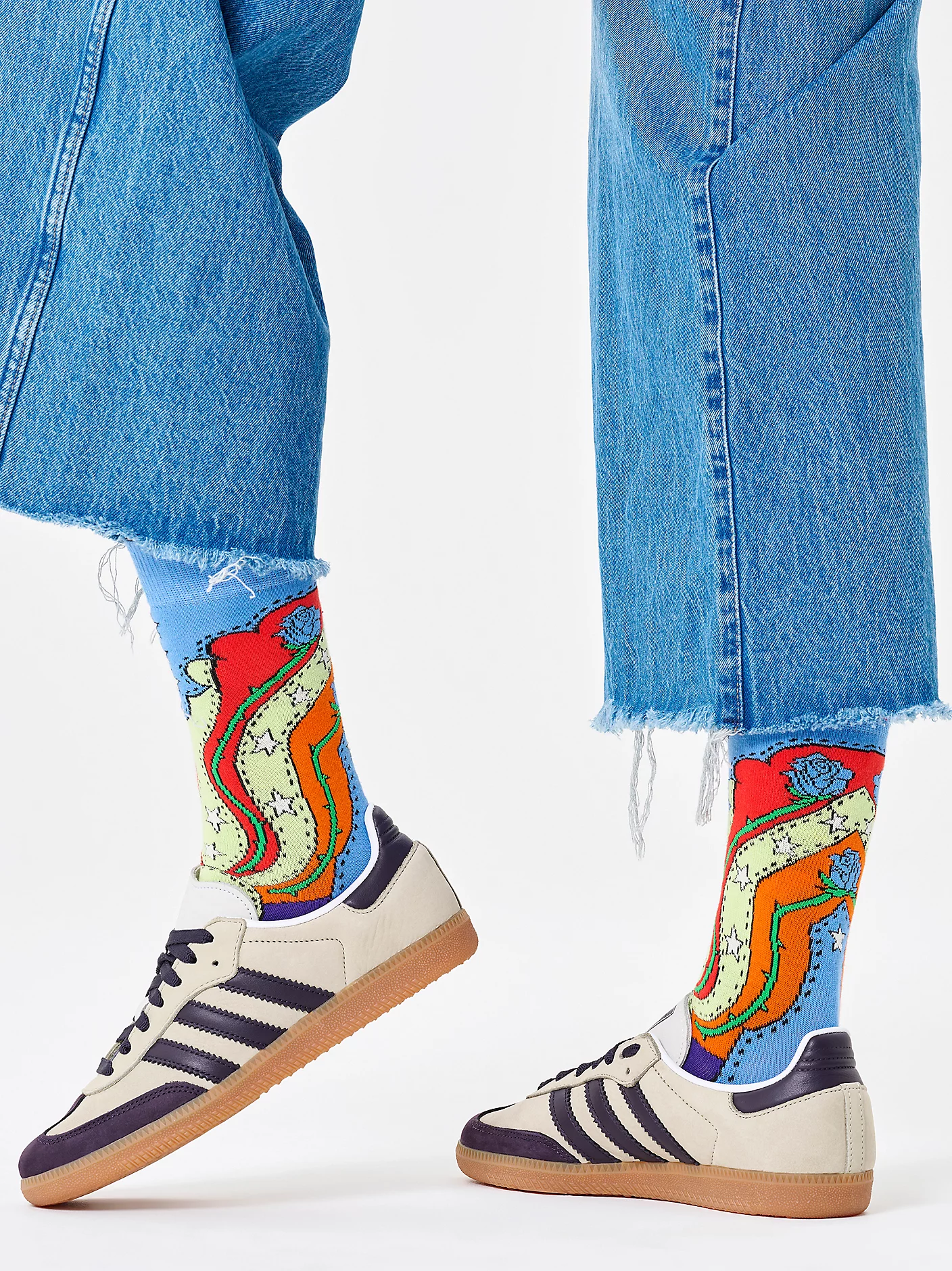 Wrangler® x Happy Socks Rose Sock