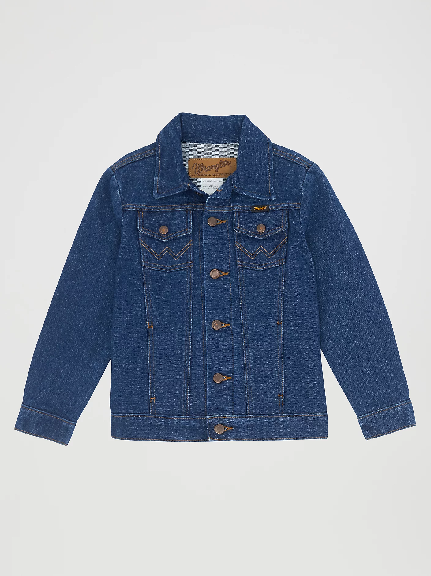 Boy's Wrangler® Cowboy Cut® Unlined Denim Jacket