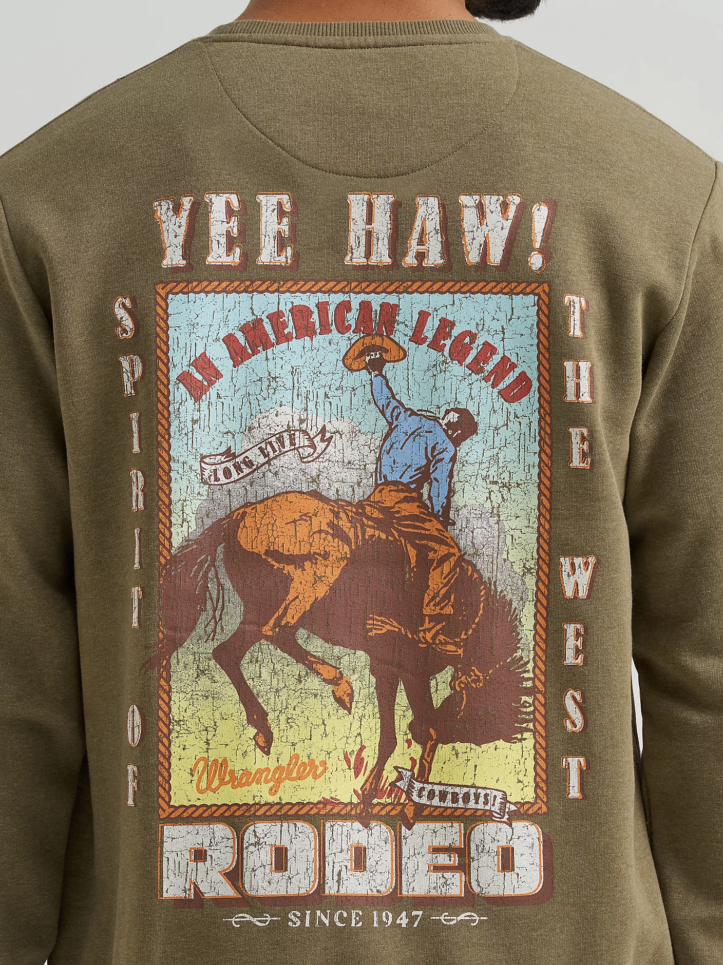 Men's Wrangler Graphic Long Sleeve Pullover
