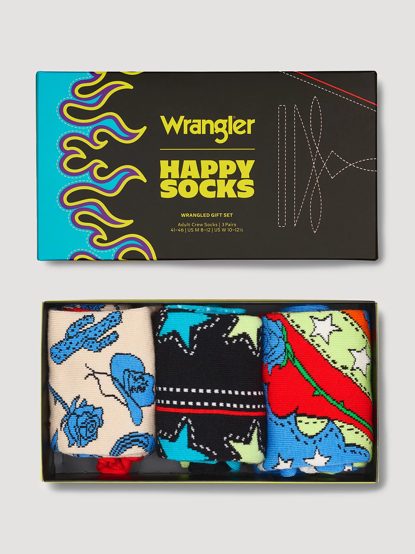 Wrangler® x Happy Socks 3-Pack Gift Set