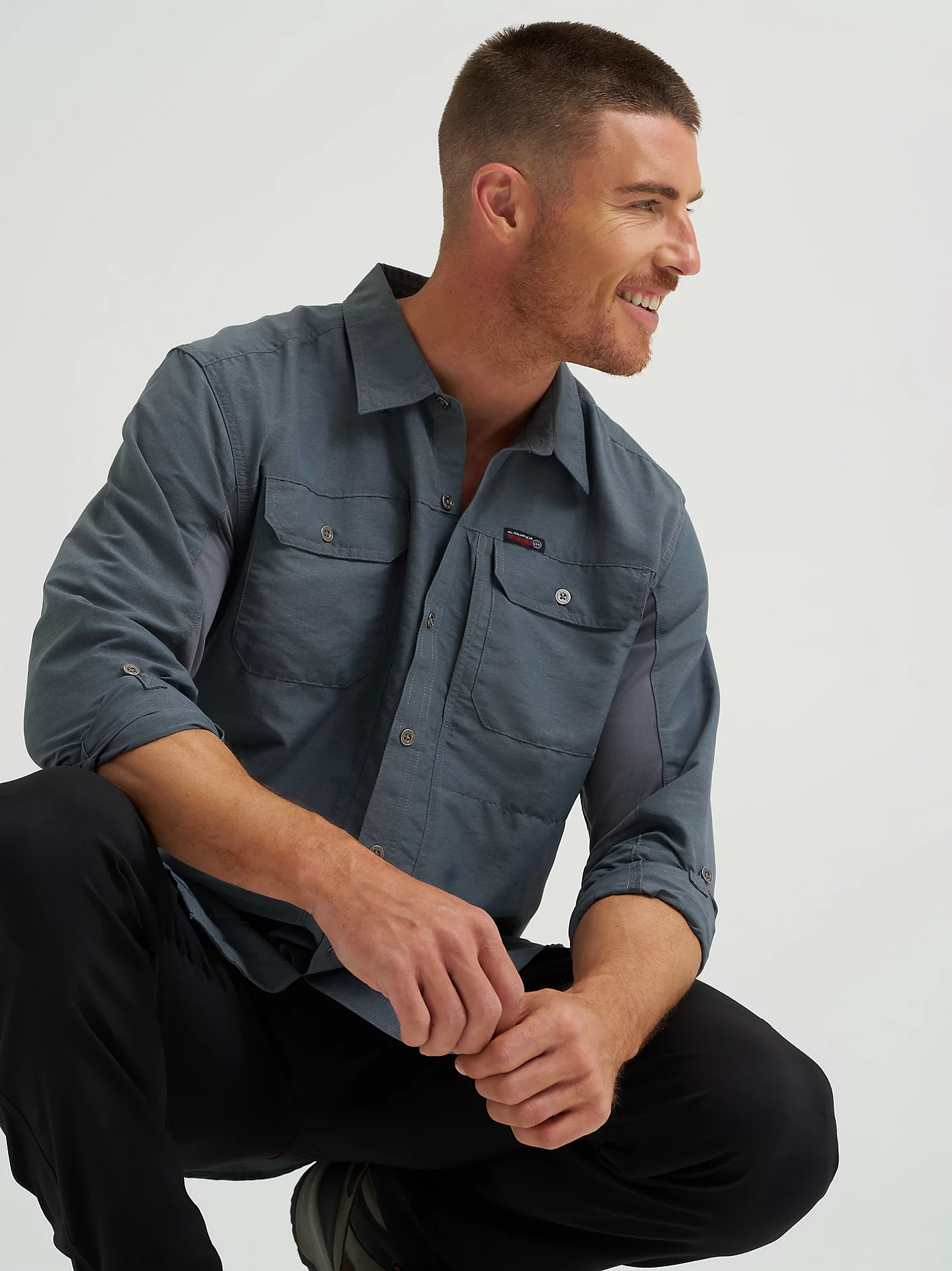 Wrangler ATG™ Men's Mix Material Shirt