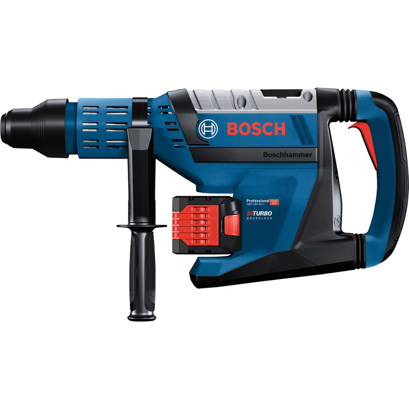 Bosch 18V Bi Turbo Brushless SDS Max Hammer Drill GBH18V-45 C 2 x 12.0Ah