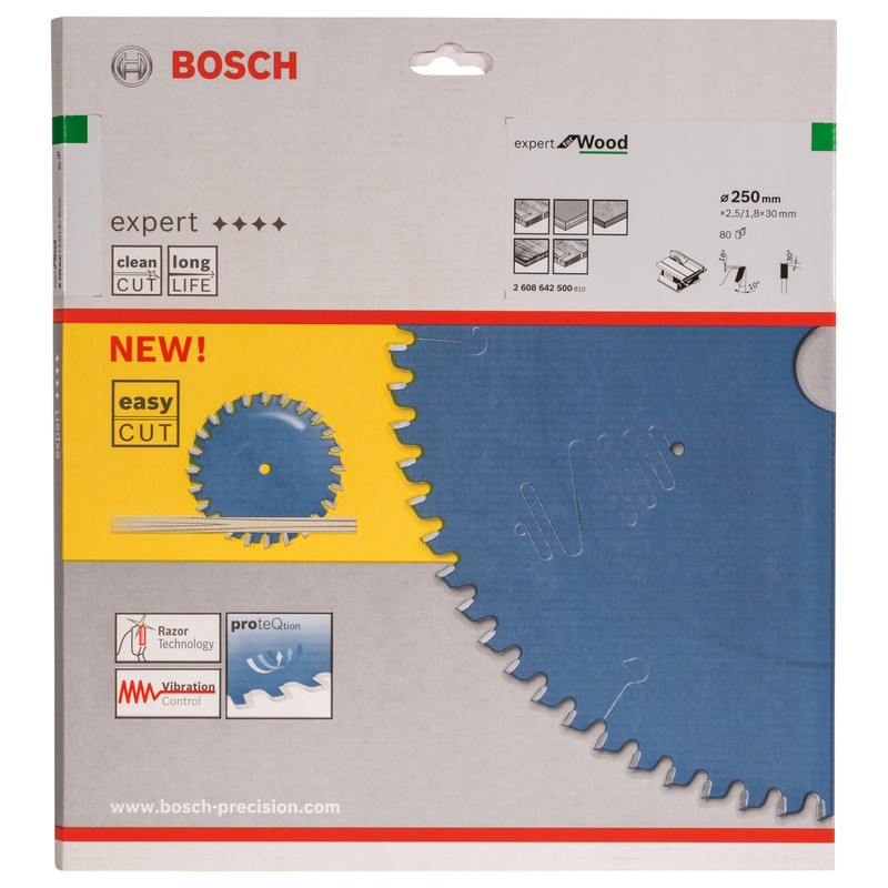 Bosch EXPERT Circular Saw Blade 250 x 30 x 80T