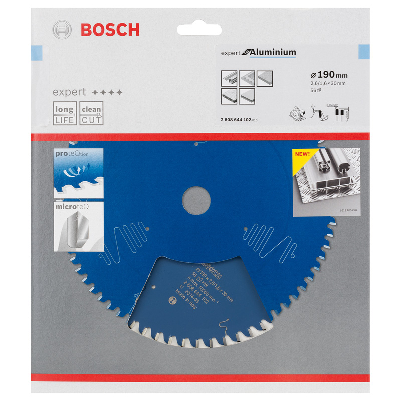 Bosch EXPERT Aluminium Circular Saw Blade 190 x 30 x 56T