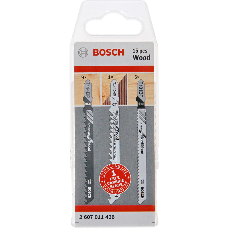 Bosch Wood Jigsaw Blade Set with EXPERT Blade