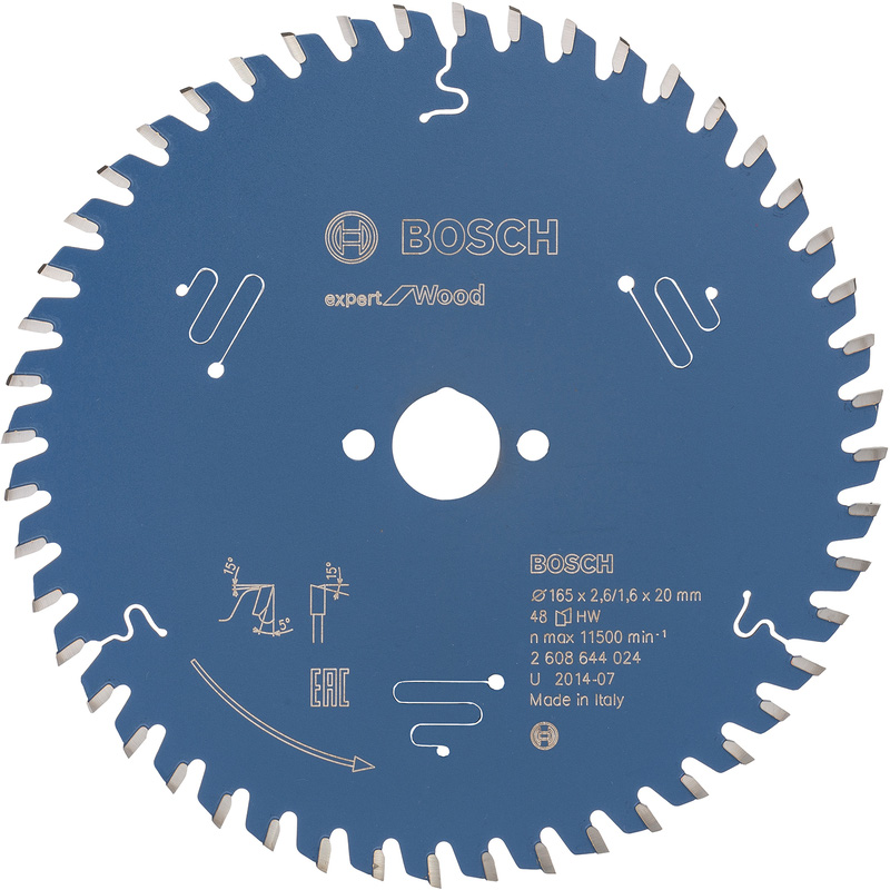 Bosch EXPERT Circular Saw Blade 165 x 20 x 48T