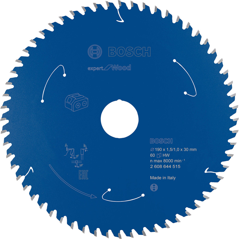 Bosch EXPERT Cordless Circular Saw Blade 190 x 30 x 60T