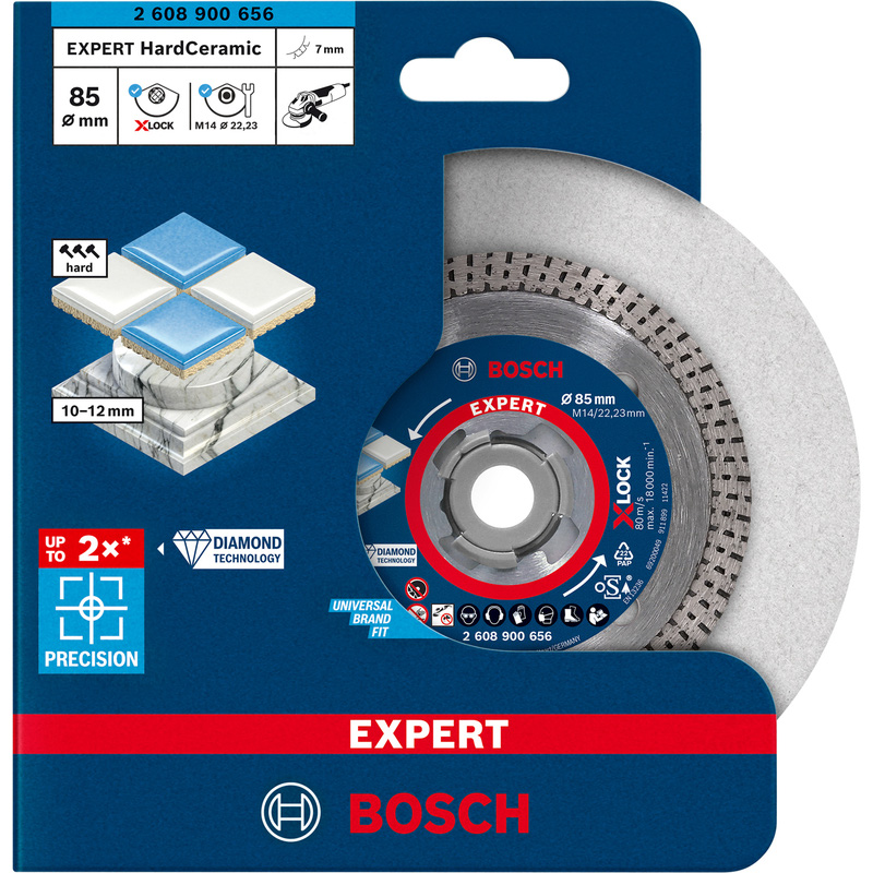 Bosch EXPERT Hard Ceramic Diamond Blade 85 x 22.23mm