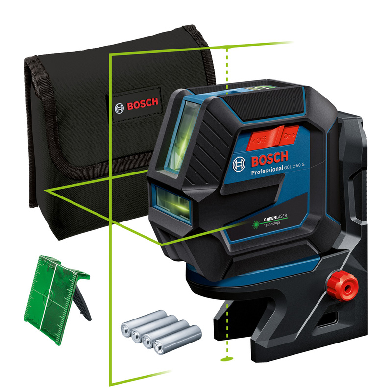 Bosch Professional GCL 2-50 G + RM10 Laser Level Green