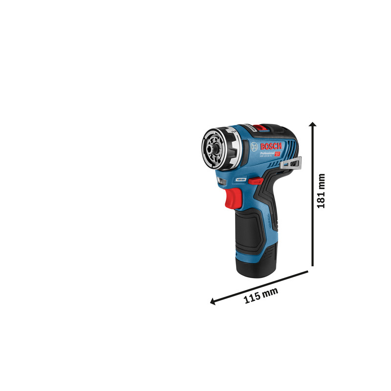 Bosch 12V Flexi-Click Drill Driver GSR 12V-15 FC Body Only