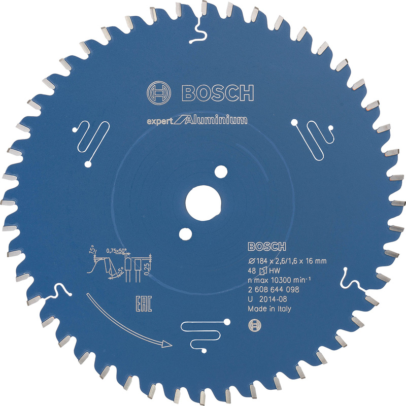 Bosch EXPERT Aluminium Circular Saw Blade 184 x 16 x 48T