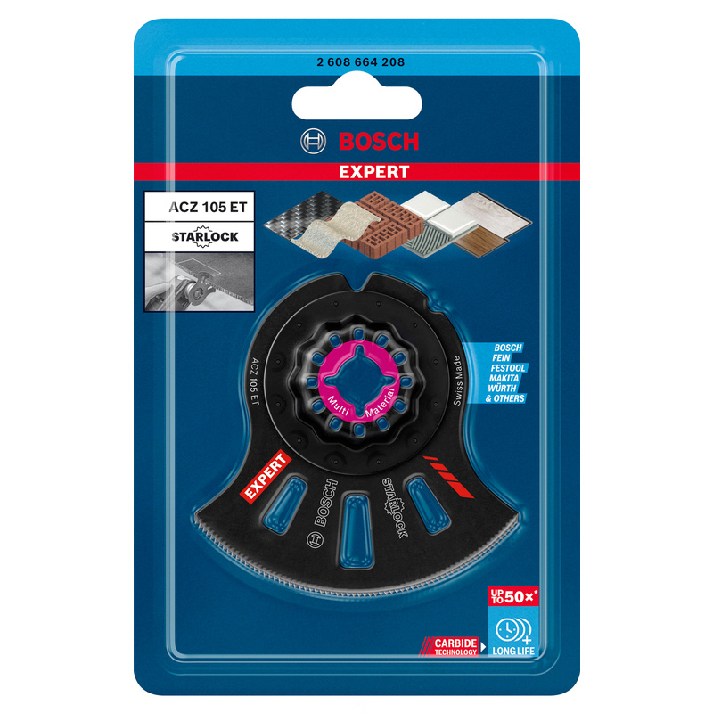 Bosch EXPERT Starlock Multi Material Carbide Segment Multi Tool Blade