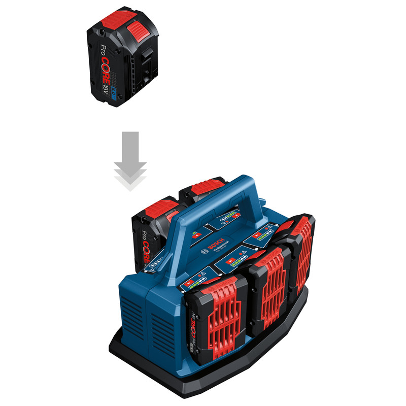 Bosch Multi-bay 6 Port Battery Charger GAL 18V6-80 GAL 18V6-80