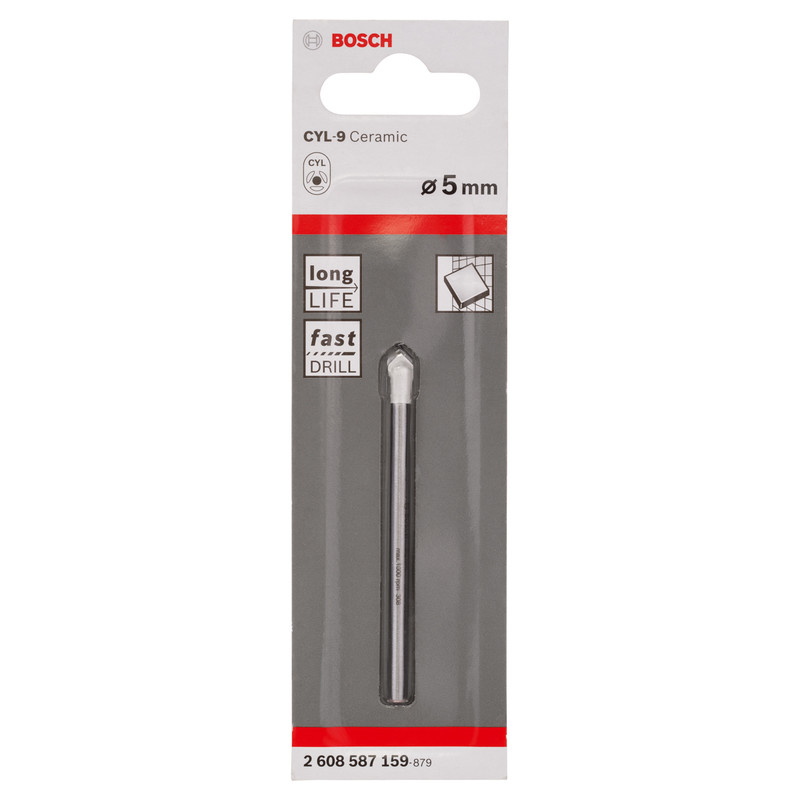 Bosch CYL-9 Ceramic Tile Drill Bit 5 x 70mm