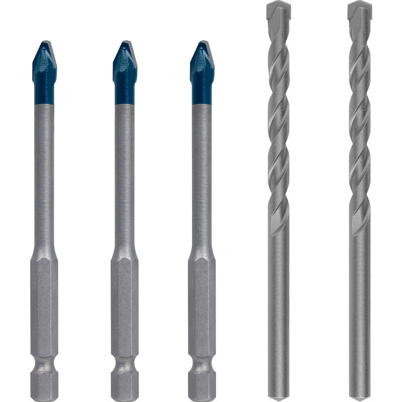 Bosch EXPERT HEX-9 Hard Ceramic & Masonry Drill Bit Set 5 Piece