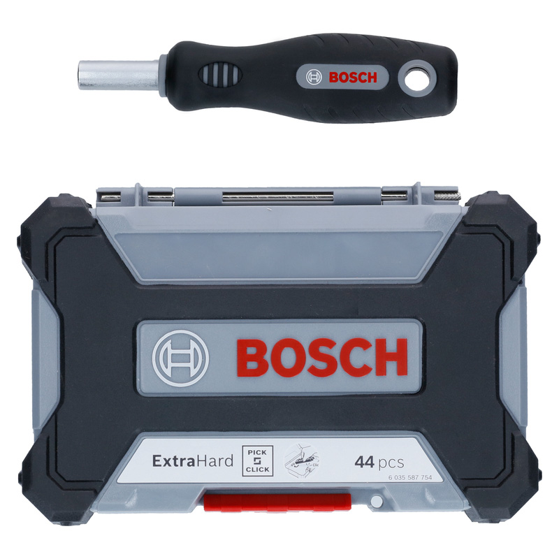 Bosch 45 Piece Mixed Screwdriver Bit Set + Handle