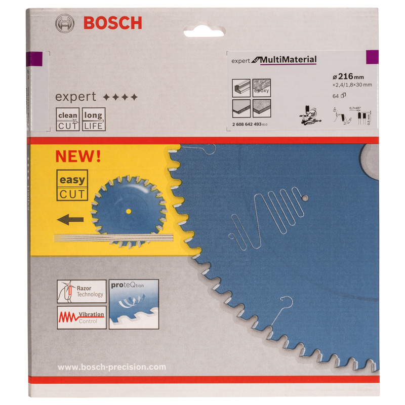 Bosch EXPERT Multi Material Circular Saw Blade 216 x 30 x 64T