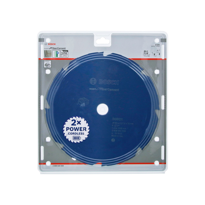 Bosch EXPERT Cordless Fibre Cement Circular Saw Blades 305 x 30 x 8T