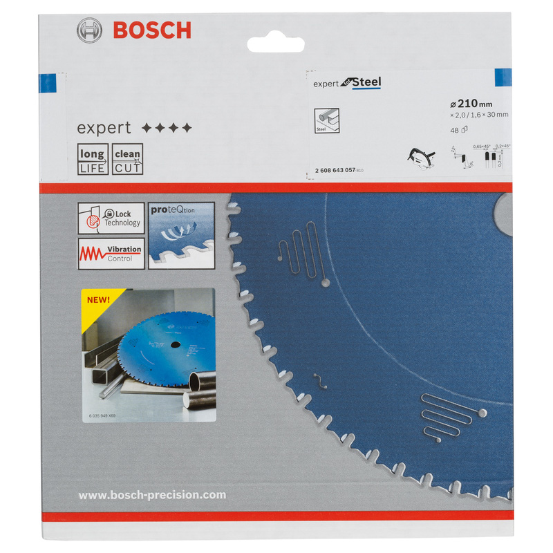 Bosch EXPERT Steel Circular Saw Blade 210 x 30 x 48T