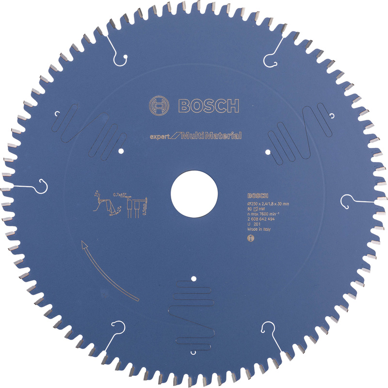 Bosch EXPERT Multi Material Circular Saw Blade 250 x 30 x 80T