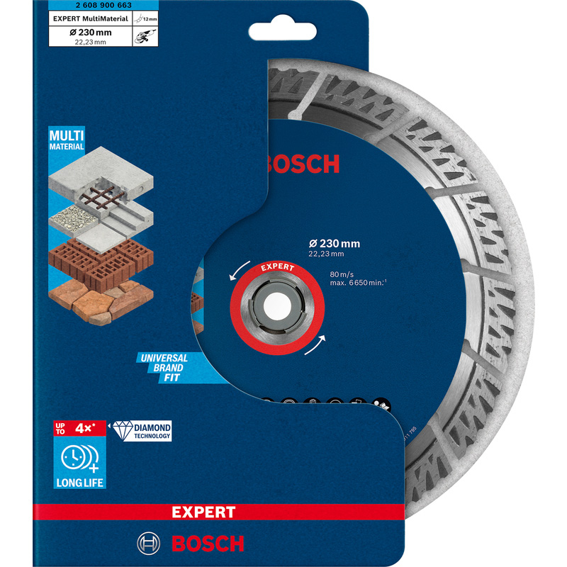 Bosch EXPERT Multi Material Diamond Blade 230 x 22.23mm