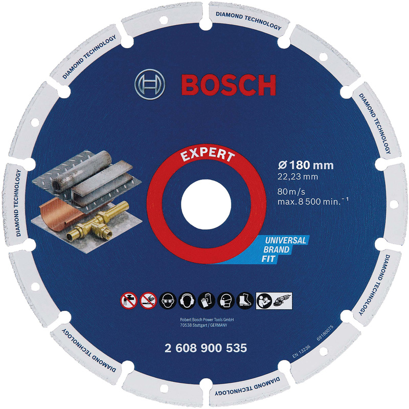 Bosch EXPERT Diamond Metal Cutting Disc 180 x 22.23mm