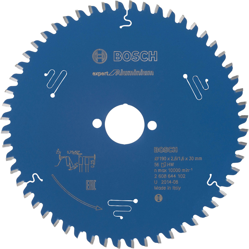 Bosch EXPERT Aluminium Circular Saw Blade 190 x 30 x 56T