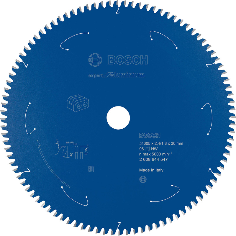 Bosch EXPERT Cordless Aluminium Circular Saw Blade 305 x 30 x 96T