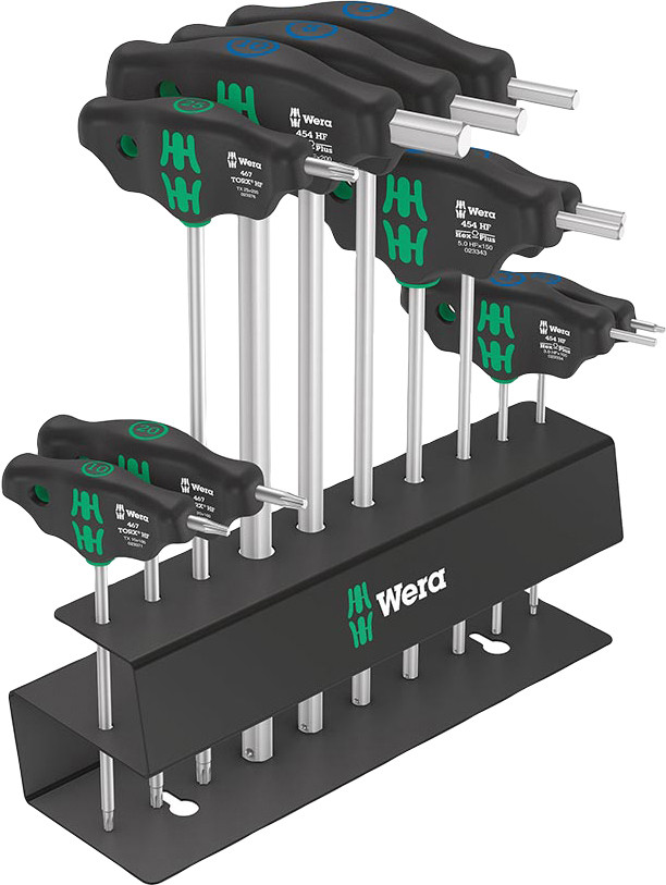 Wera Bicycle Set 6 T-handle Hex and Torx Tool Kit (10-piece)