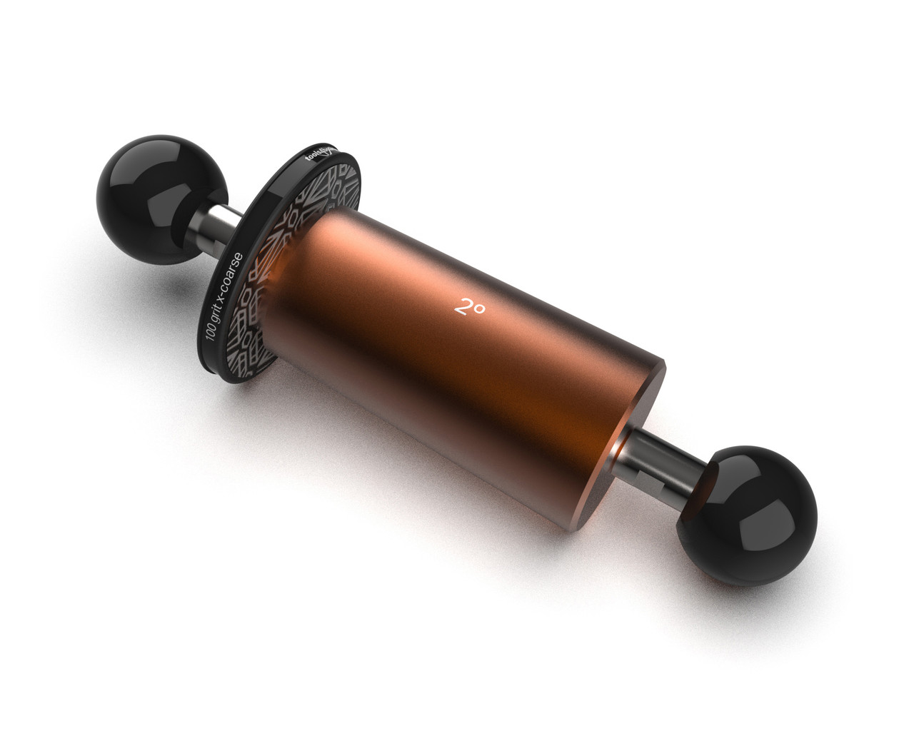 Tools4Boards Rolling Pin 2 Degrees + Puck RP KGS Swiss Diamond 400 Grit