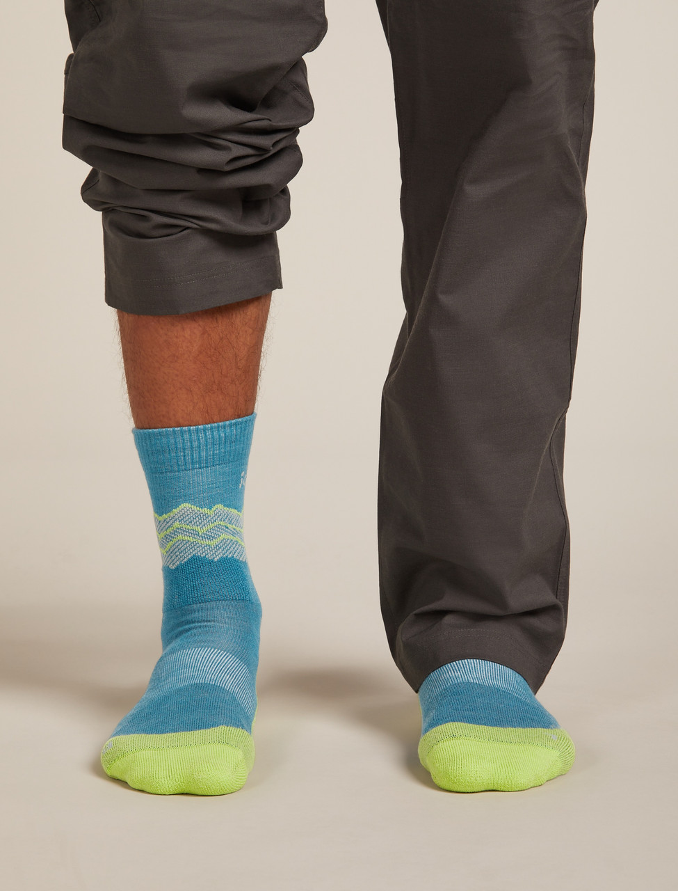 icebreaker Hike+ Medium Crew Across the Peaks Socks - Men's