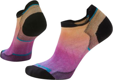 Smartwool Run Zero Cushion Ombre Print Low Ankle Socks - Women's