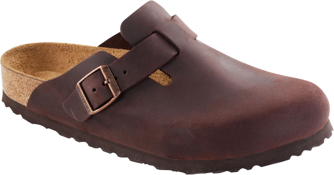 Birkenstock Boston Oiled Leather Soft Footbed Clogs - Unisex