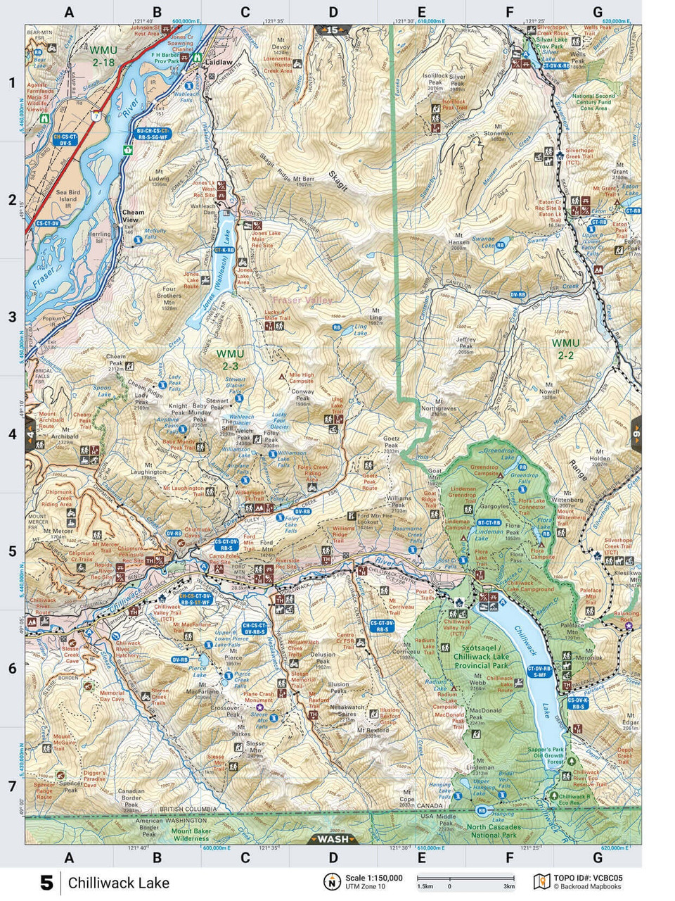 Backroad Mapbooks Vancouver, Coast and Mountains BC Backroad Mapbook