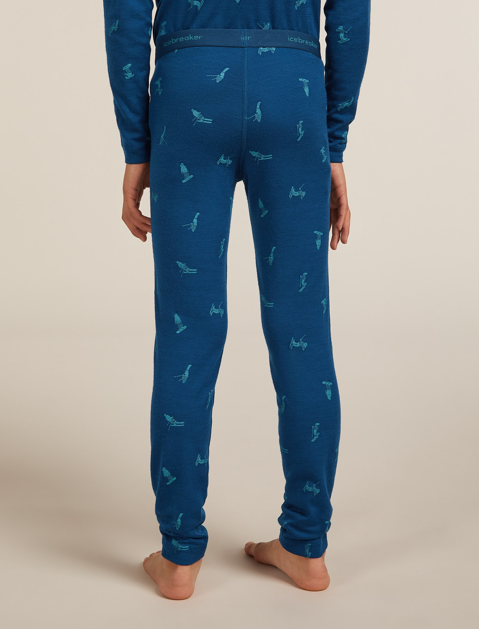 icebreaker Merino 200 Oasis Leggings Snow Day - Youths