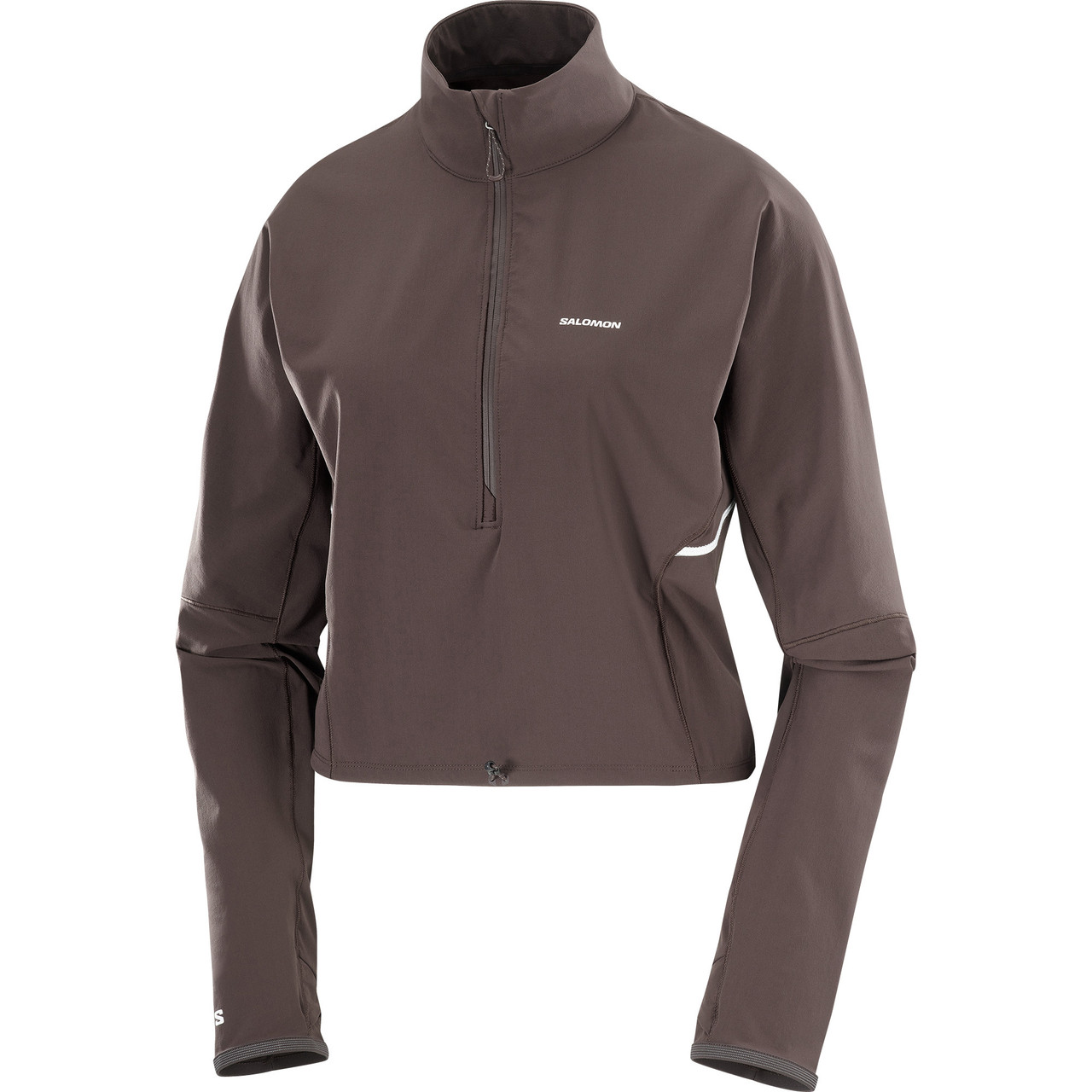Salomon SENSE Aero Hybrid Crop 1/2 Zip Pullover - Women's