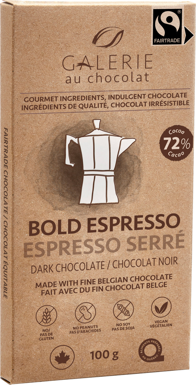 Galerie Au Chocolat Espresso Dark Chocolate Bar