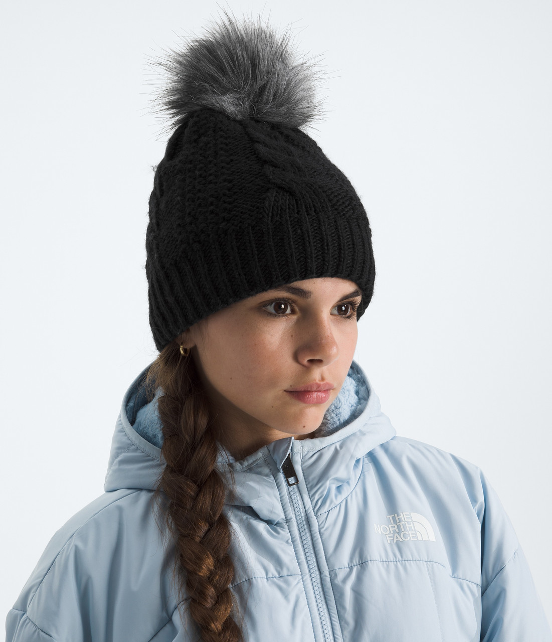 The North Face Lined Oh Mega Fur Pom Beanie - Youths