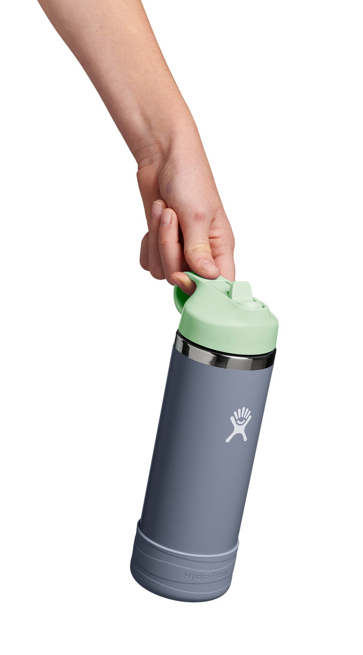 Hydro Flask Wide Mouth Straw Lid and Boot Bottle 532ml - Children