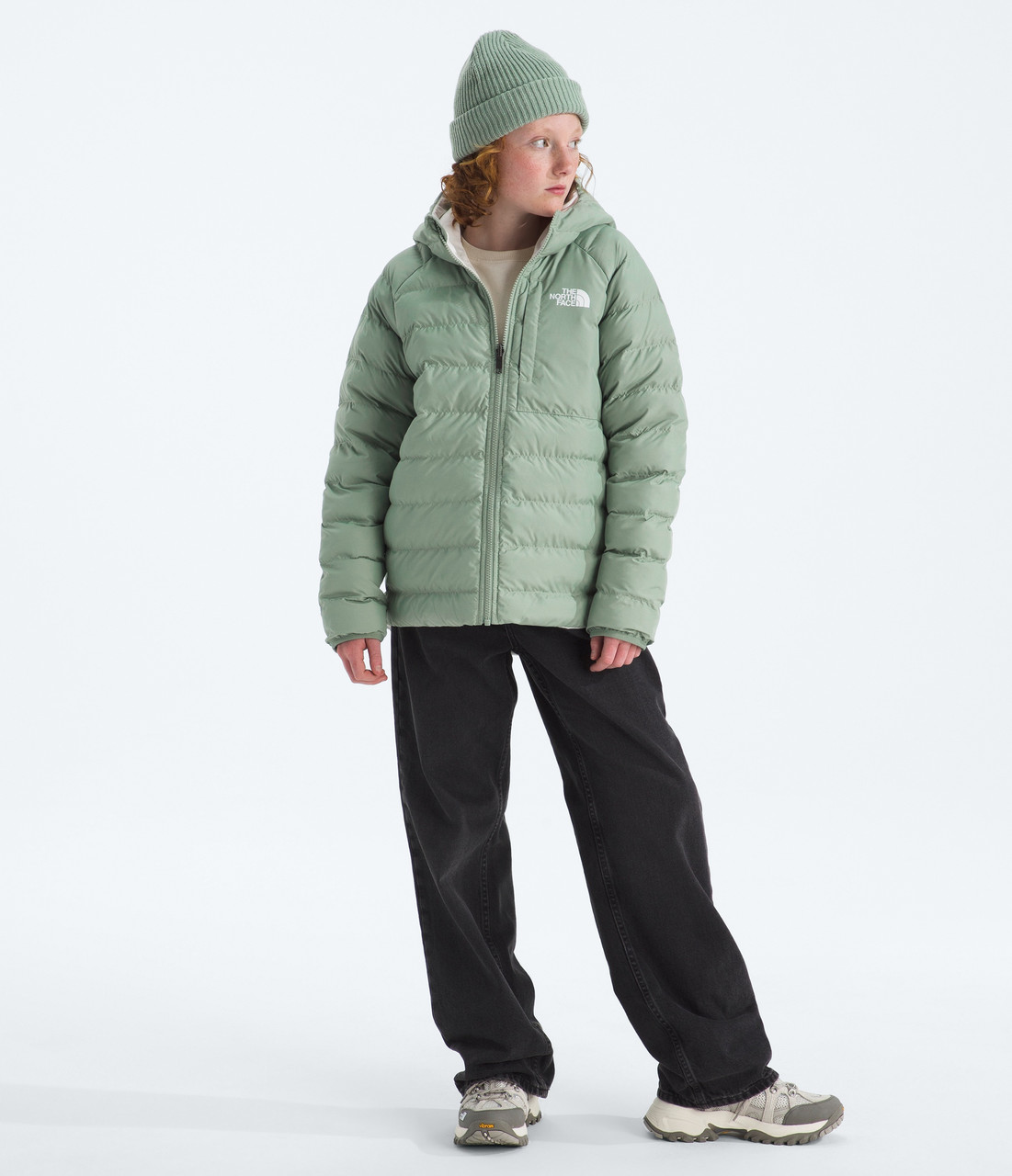 The North Face Reversible Perrito Hooded Jacket - Girls' - Youths