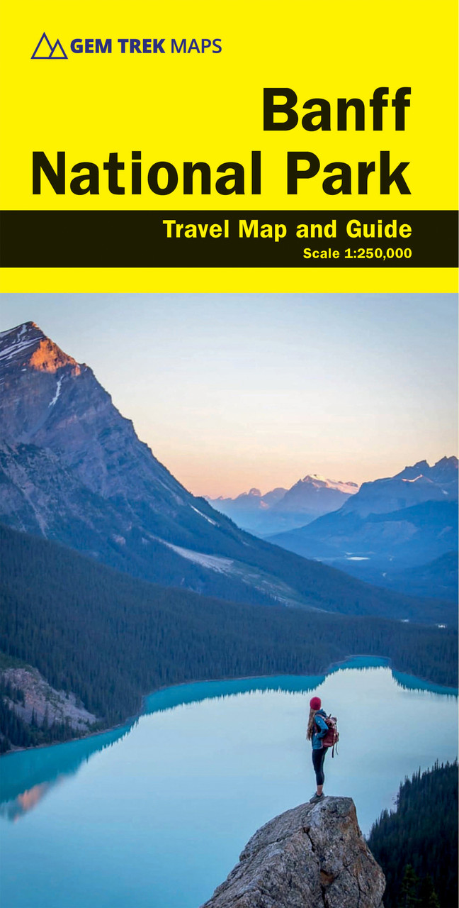 Gem Trek Publishing Banff National Park Map 3rd Edition