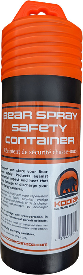 Kodiak Bear Spray Safety Travel Container