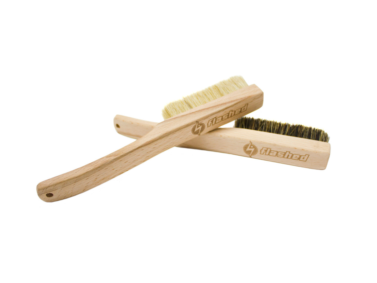 Flashed Bert Stiff Bristle Boar's Hair Brush