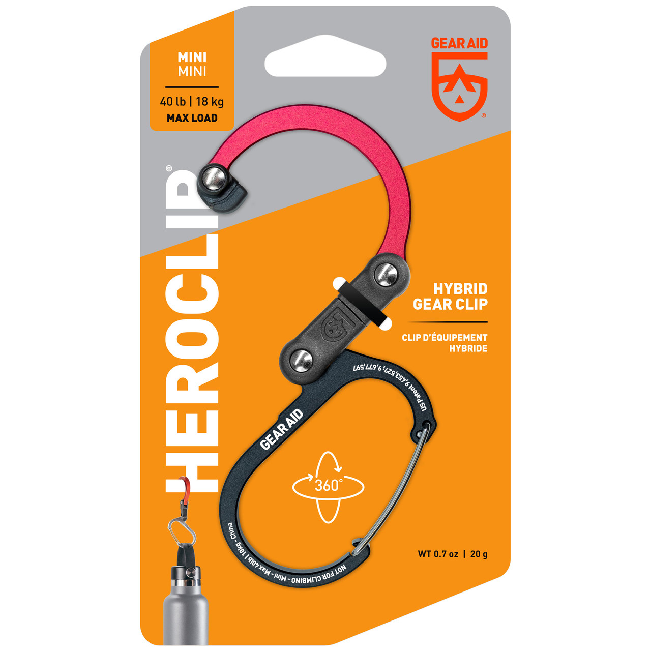 Gear Aid Heroclip Mini Carabiner