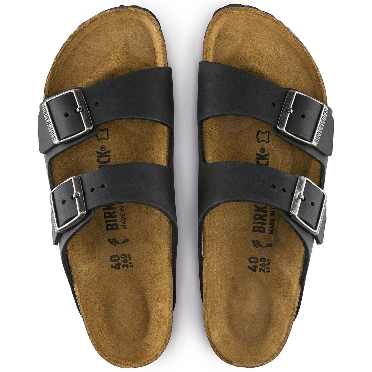 Birkenstock Arizona CT Oiled Leather Sandals - Men's