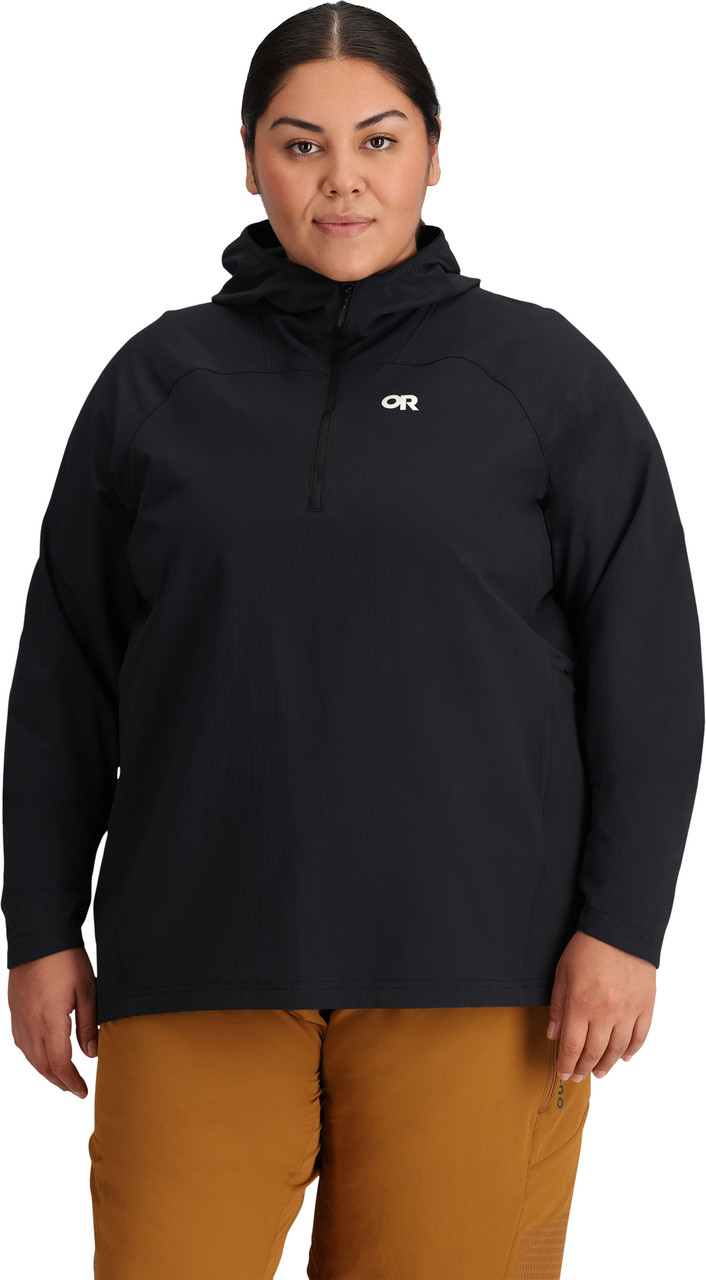 Outdoor Research Freewheel Half Zip Hoodie Plus - Women's